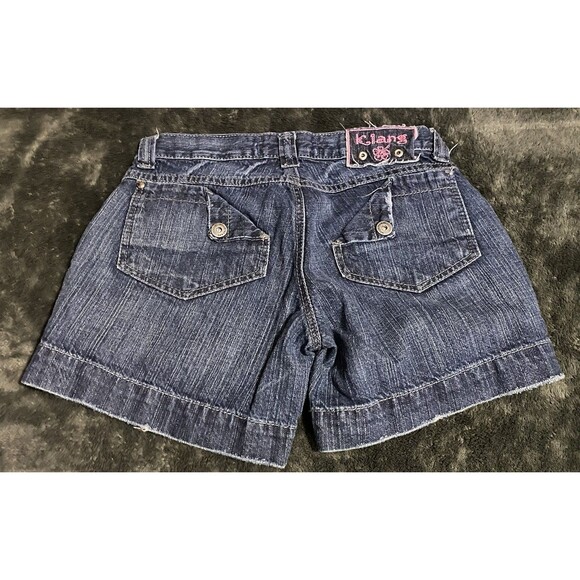 Kiang Brasil Denim Jean Shorts Women’s Sz 38 (US 4/6) Blue 100% Cotton 5" Inseam - Picture 3 of 11